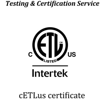 Sertifikasi ETL Amerika Kualitas TUV/ETL/UL Sertifikasi Keamanan Produk Wajib