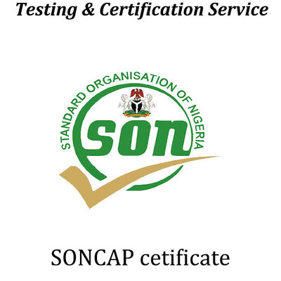 Nigeria Certified SONCAP Certificate Standards Organization Of Nigeria Penilaian Kesesuaian